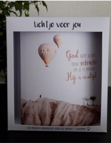 Lichtje voor jou: God heeft je niet