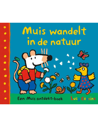 Muis wandelt in de natuur