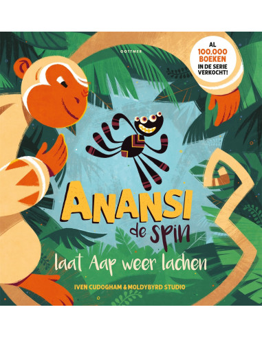 Anansi de spin laat aap weer lachen