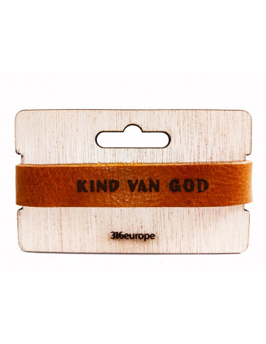 leren armband kind van God