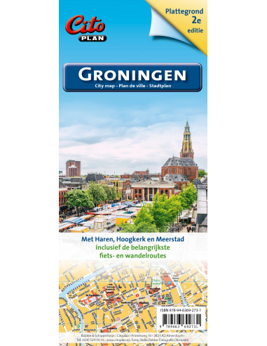 Citoplan stadsplattegrond groningen