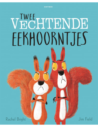 Twee vechtende eekhoorntjes