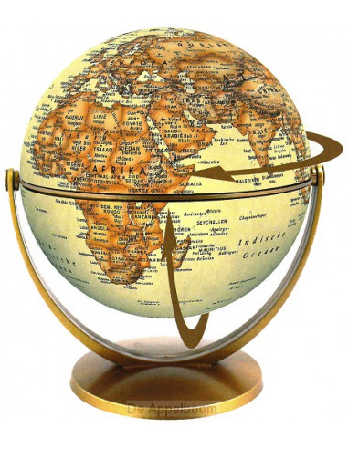 Globe 15 cm antiek draai & kantel