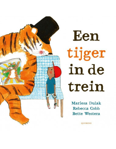 Tijger in de trein