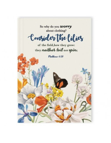 Hardcover Journal Consider the Lilies