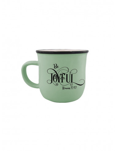 Mug green joyful