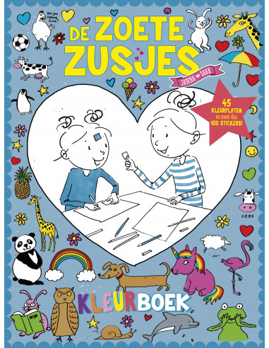 Zoete Zusjes kleurboek met meer dan 1