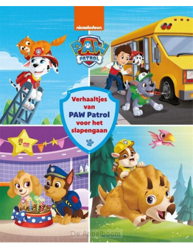 Verhaaltjes van paw patrol voor het slap