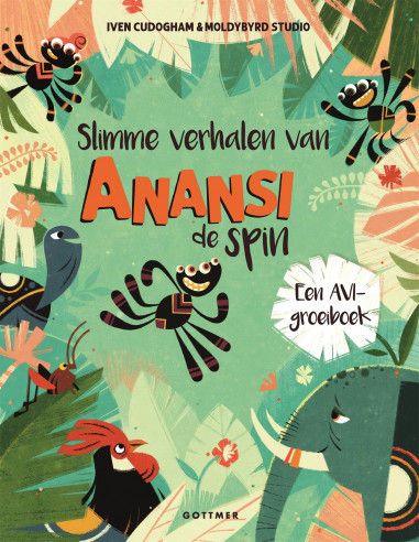 Slimme verhalen van anansi de spin