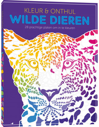 Kleur & onthul: wilde dieren