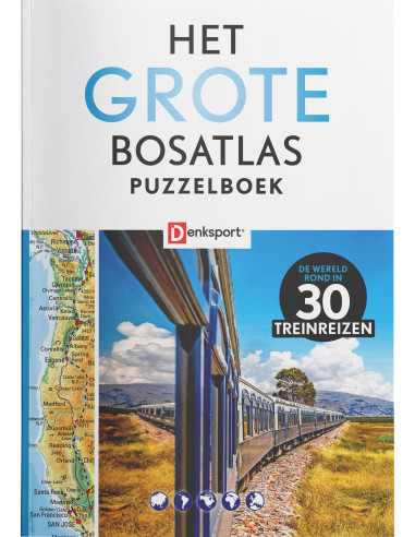 Denksport - Het Grote Bosatlas Puzzelboe