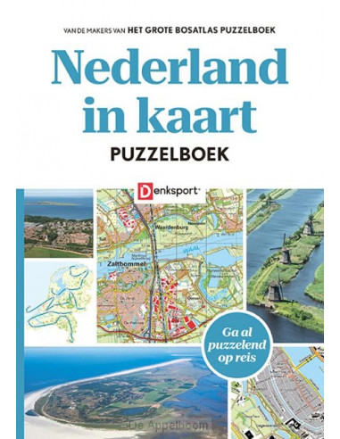 Denksport - Nederland in kaart Puzzelboe