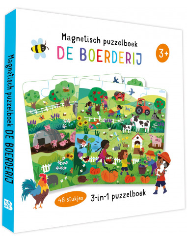 Magnetisch puzzelboek: De boerderij