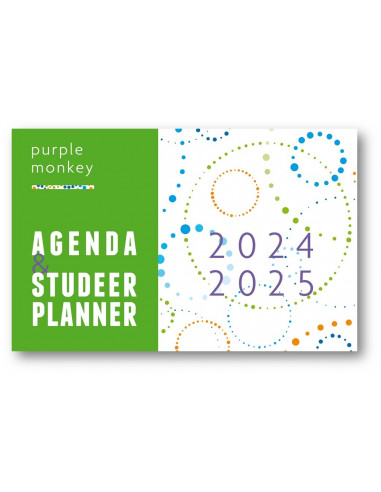 Purple Monkey Agenda & Studeerplanner / 