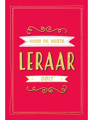 Voor de beste leraar ooit - Cadeauboeken