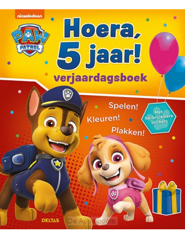 Hoera, 5 jaar! Verjaardagsboek