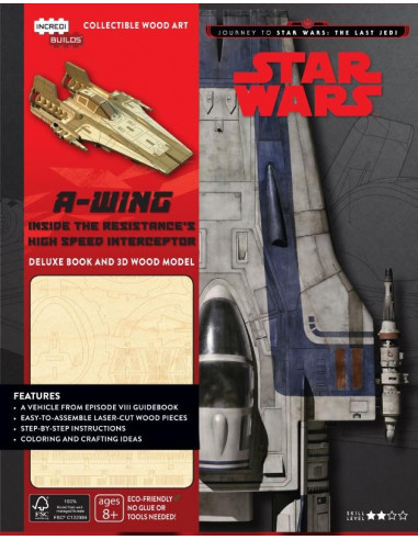 A-wing Deluxe Boek met houtmodel