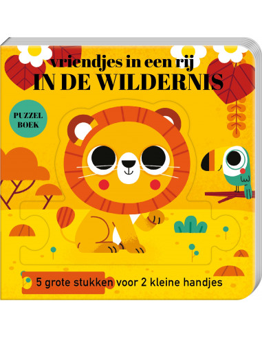 Puzzelboek In een rij - In de wildernis