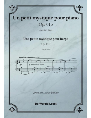 Op. 1b Un petit mystique pour piano