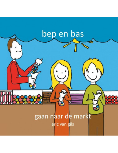 Bep en Bas gaan naar de markt