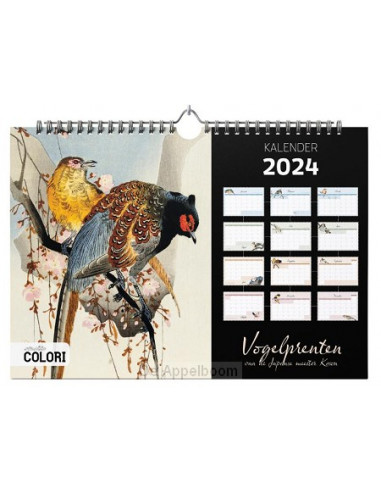 Kalender 2024 - Vogelprenten van de Japa