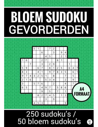 Bloem Sudoku Gevorderden - 250 Sudoku's 