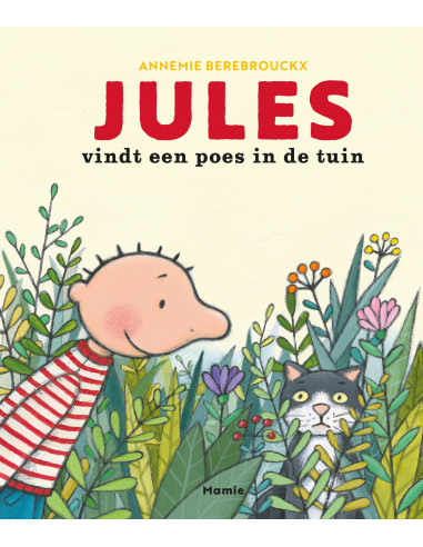 Jules vindt een poes in de tuin