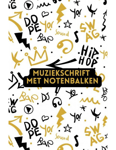 Muziekschrift met notenbalken