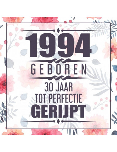 1994 Geboren 30 Jaar Tot Perfectie Gerij