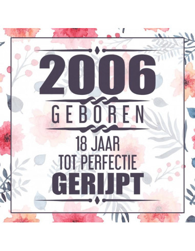 2006 Geboren 18 Jaar Tot Perfectie Gerij