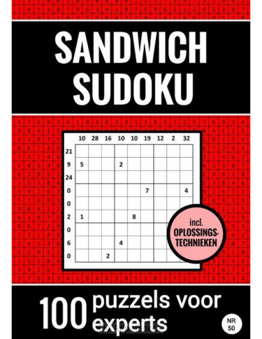 Sandwich Sudoku - 100 Puzzels voor Exper