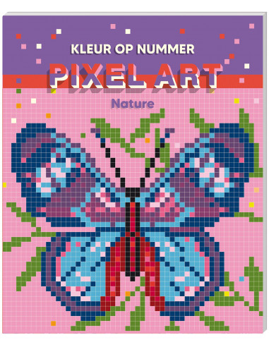 Kleuren op nummer - Pixel art - Nature