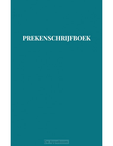 Prekenschrijfboek - invulboek voor Manne