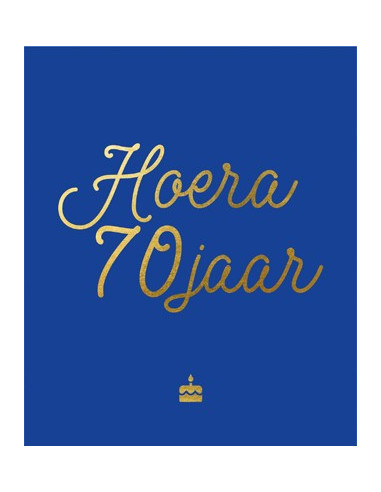 Hoera, 70 jaar