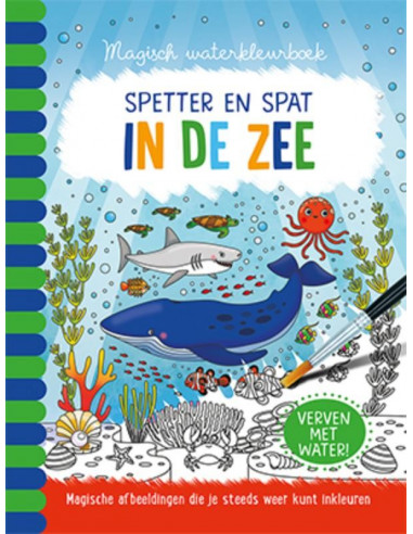 Magisch waterkleurboek In de zee