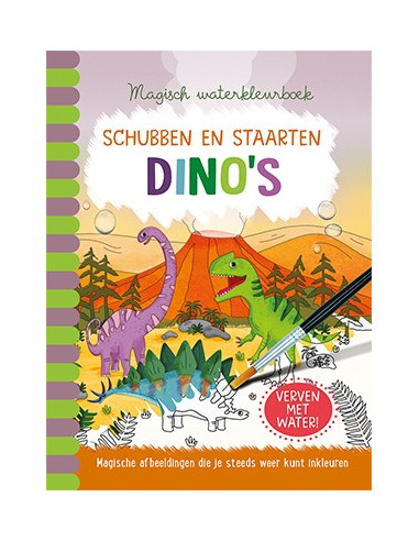 Magisch waterkleurboek Dino's