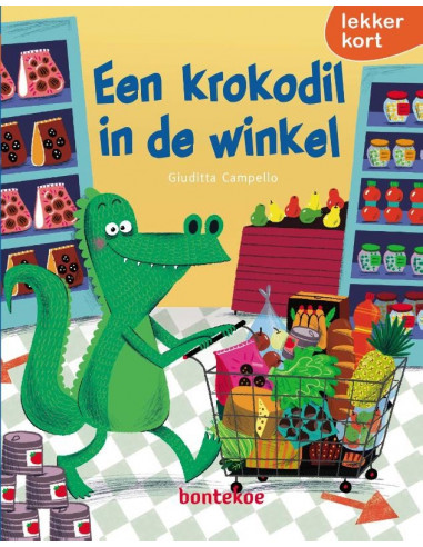 Een krokodil in de winkel