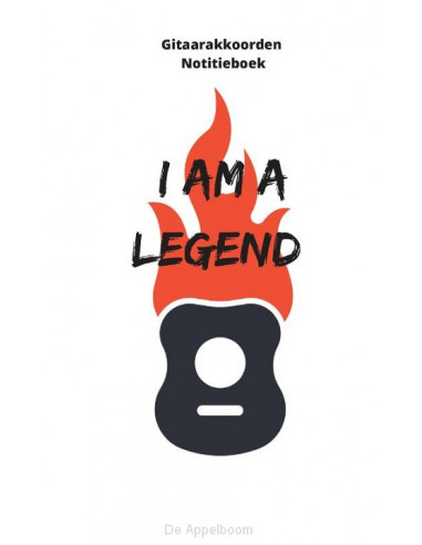 Gitaarakkoorden notitieboek - I am a leg