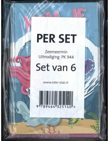 Zeemeermin - Uitnodiging PK 944 - set va