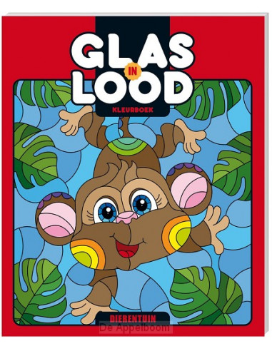 Kleurboek glas-In-Lood - Dierentuin