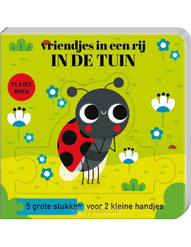 Puzzelboek vriendjes in een rij - In de 