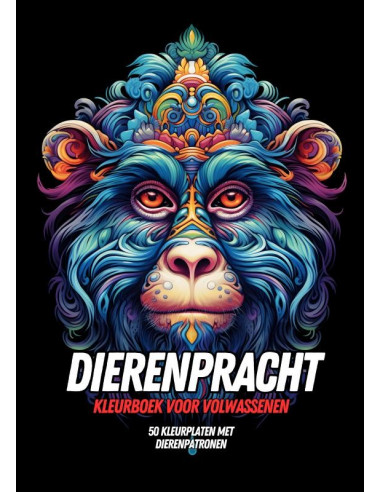 Kleurboek voor Volwassenen - Dierenprach