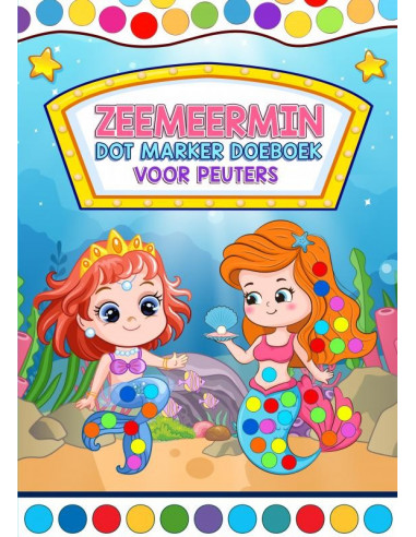 Zeemeermin Dot Marker - Doeboek voor Peu