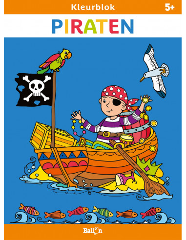 Kleurblok Piraten