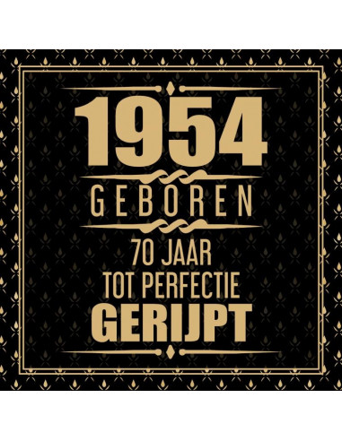 1954 Geboren 70 Jaar Tot Perfectie Gerij