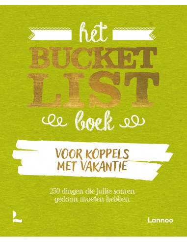 Het Bucketlist boek voor koppels met vak