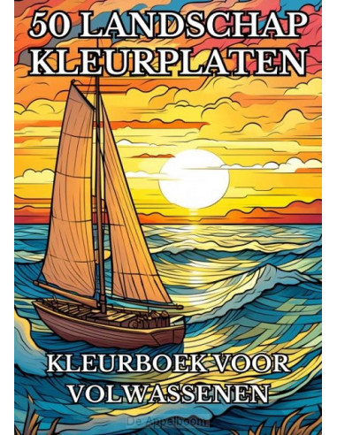 Landschap Kleurplaten - Kleurboek voor V