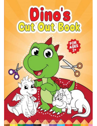 Cutsie Animals - Dino's cut out book