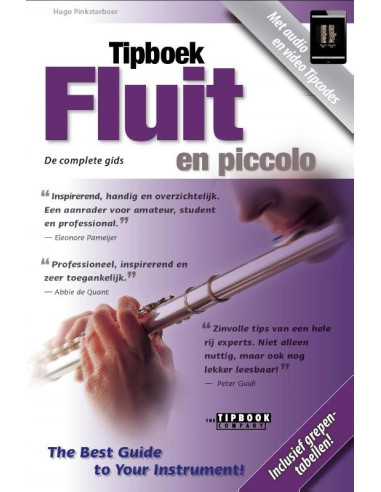 Tipboek fluit en piccolo