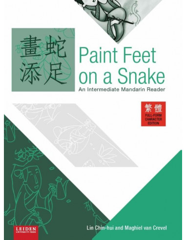 Paint feet on a snake full-form characte